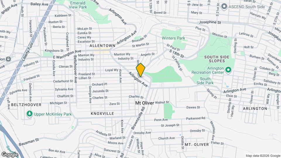 1603 Arlington Ave Map and Location Details