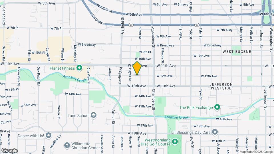 1208 Grant St Map and Location Details