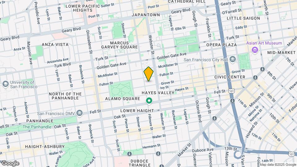 870 Grove St Map and Location Details