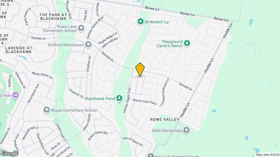 20321 Merlin Falcon Trail Map and Location Details