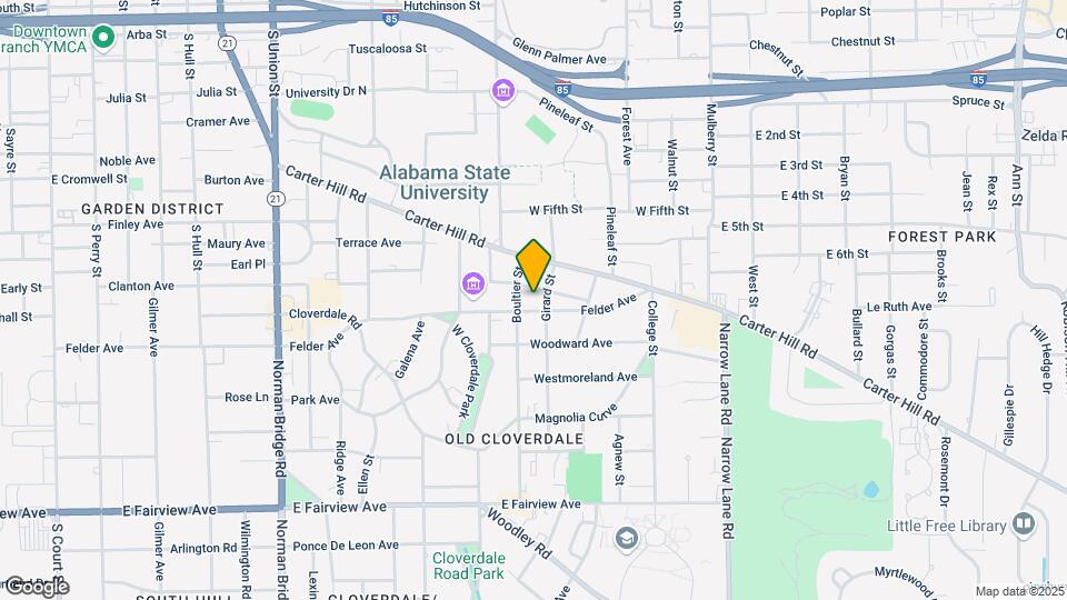 1121 Felder Ave Map and Location Details