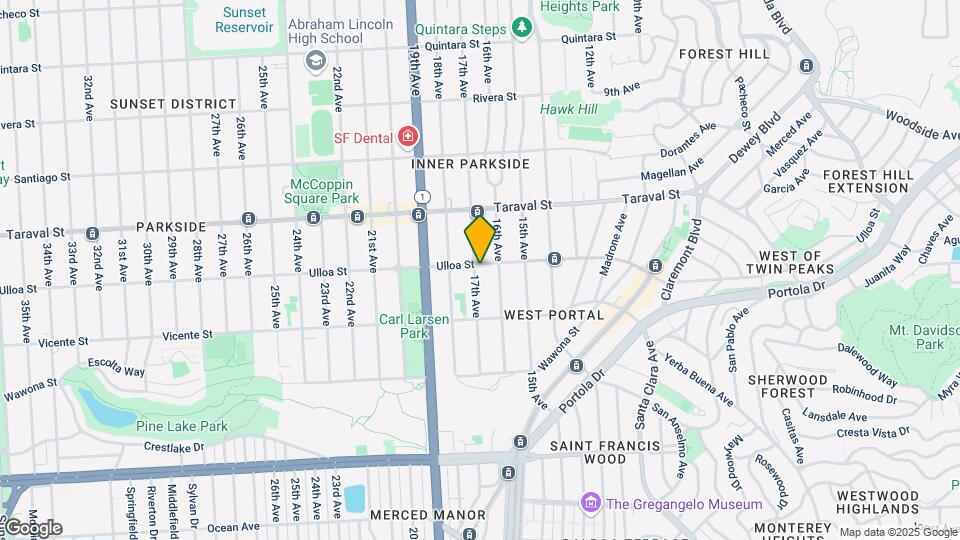 2500 17th Ave Map and Location Details