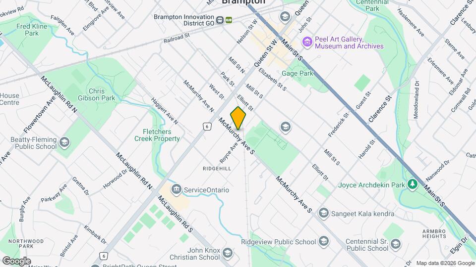 26 McMurchy Ave S Map and Location Details