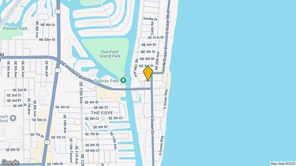 Surf Club Apartments Map and Location Details