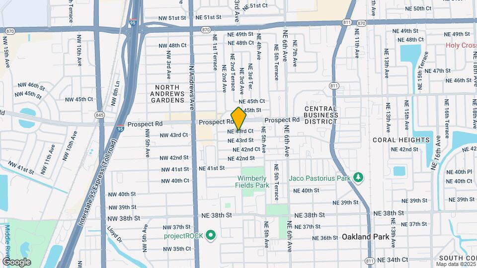 280 NE 43rd Ct Mapa y Detalles de la Ubicación