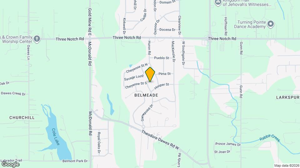 5185 Gamepoint Dr Map and Location Details