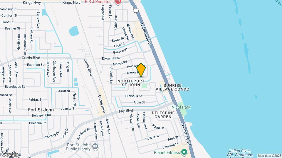 1043 Jersey St Map and Location Details