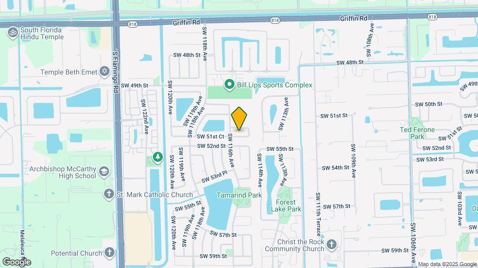11561 SW 51st Ct Mapa y Detalles de la Ubicación