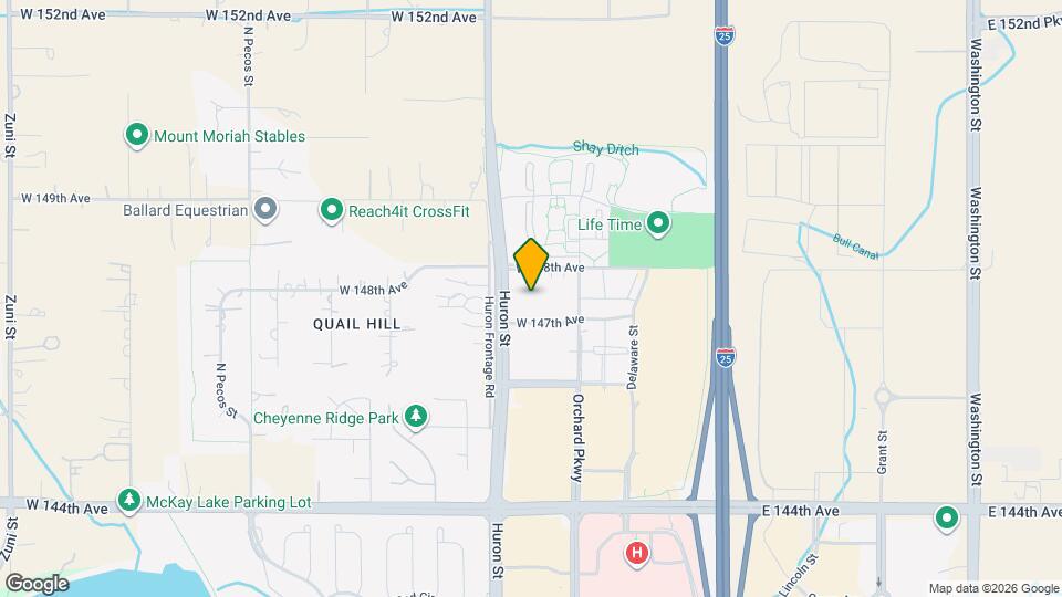 14705 Orchard Pkwy Map and Location Details
