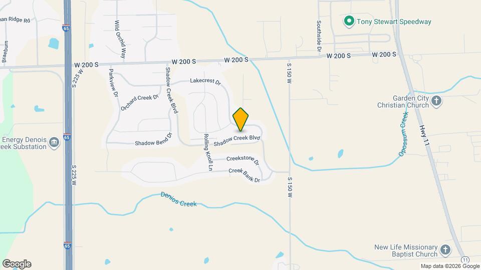 2024 Shadow Creek Blvd Map and Location Details