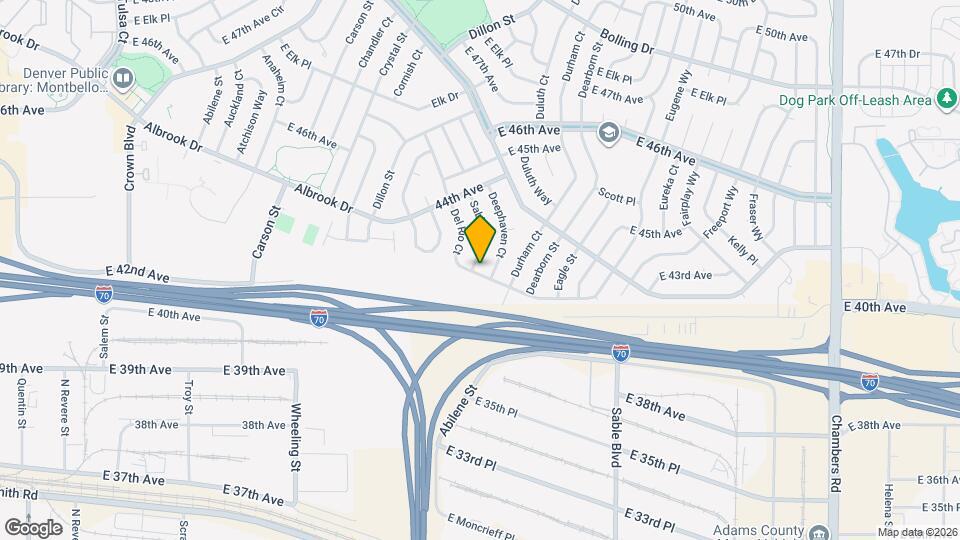 4304 Sable St Map and Location Details