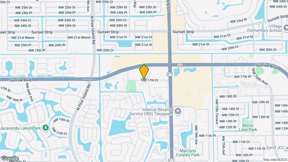 8148 NW 17th Ct Map and Location Details