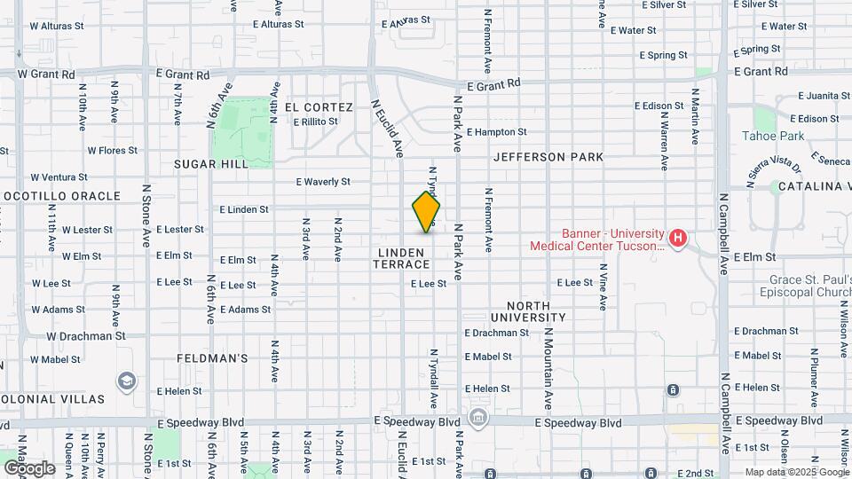 838 E Lester St, Unit #1 - 5 bed Map and Location Details