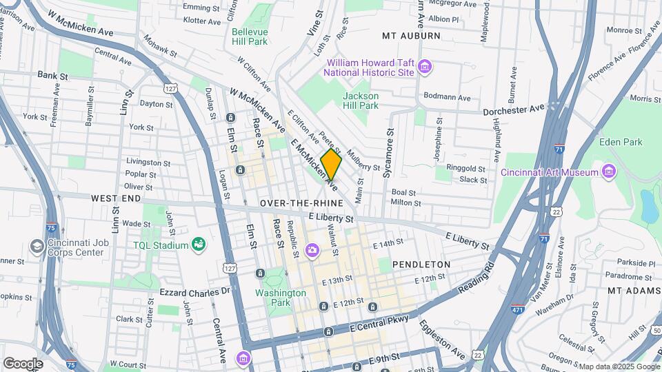 119 E McMicken Ave Map and Location Details