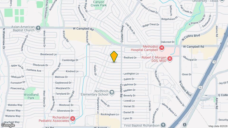 511 Cambridge Dr Map and Location Details