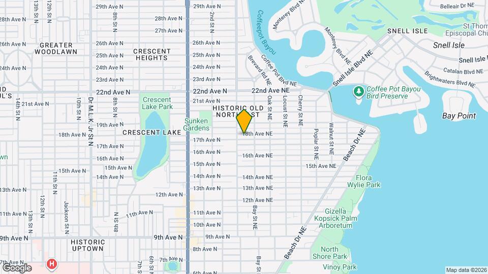 126 18th Ave NE Map and Location Details