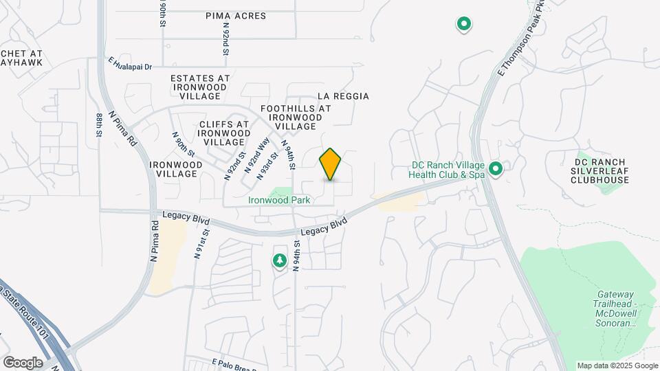 18728 N 95th St Map and Location Details