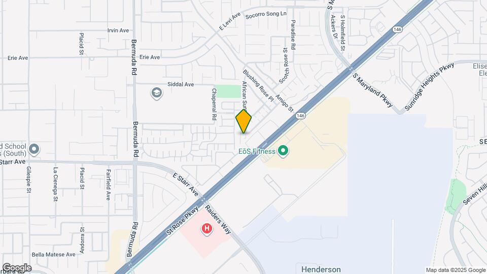 11183 African Sunset St Map and Location Details