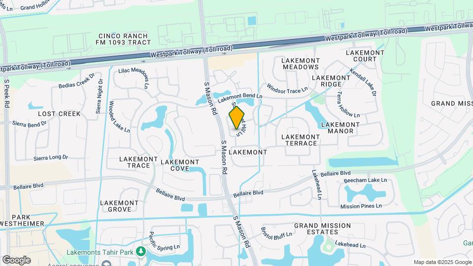 7342 Somerset Hill Ln Map and Location Details