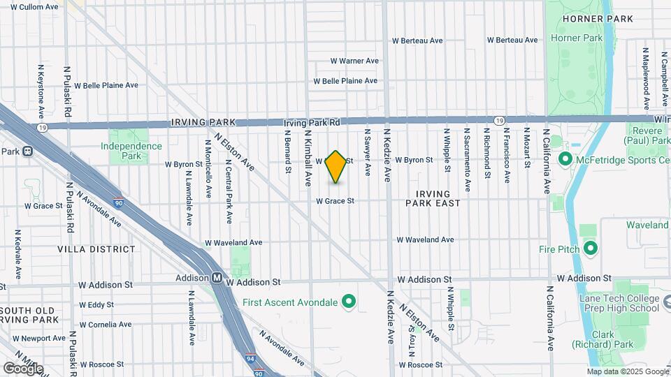 3817 N Christiana Ave Map and Location Details