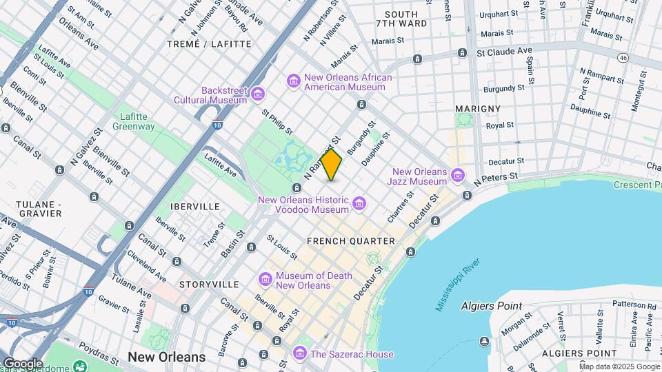 939 Dumaine St Map and Location Details