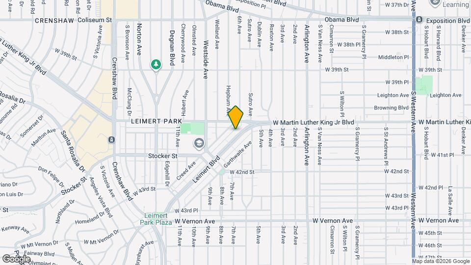 4111 Leimert Blvd Map and Location Details