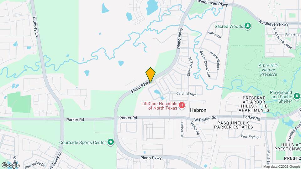 2161 Balcones Dr Map and Location Details