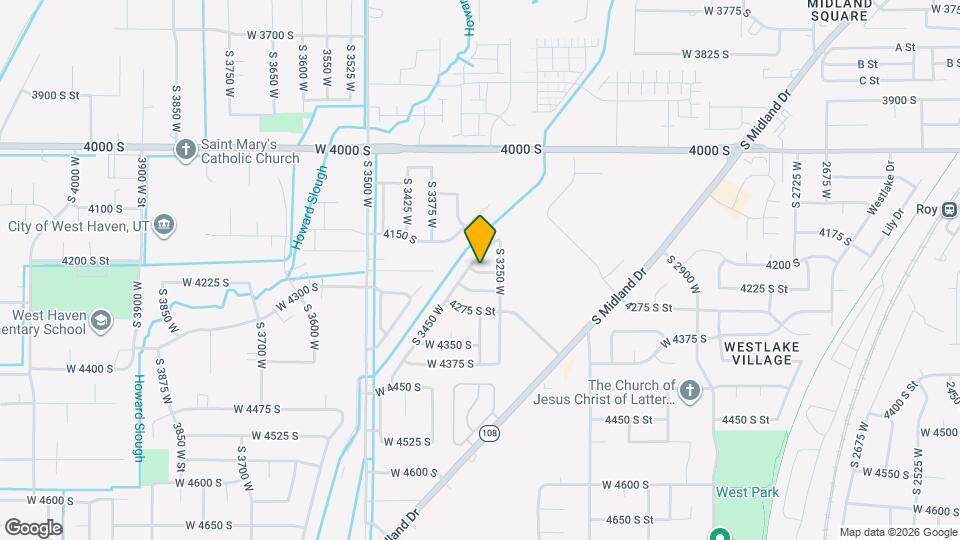 3384 W 4225 S Map and Location Details