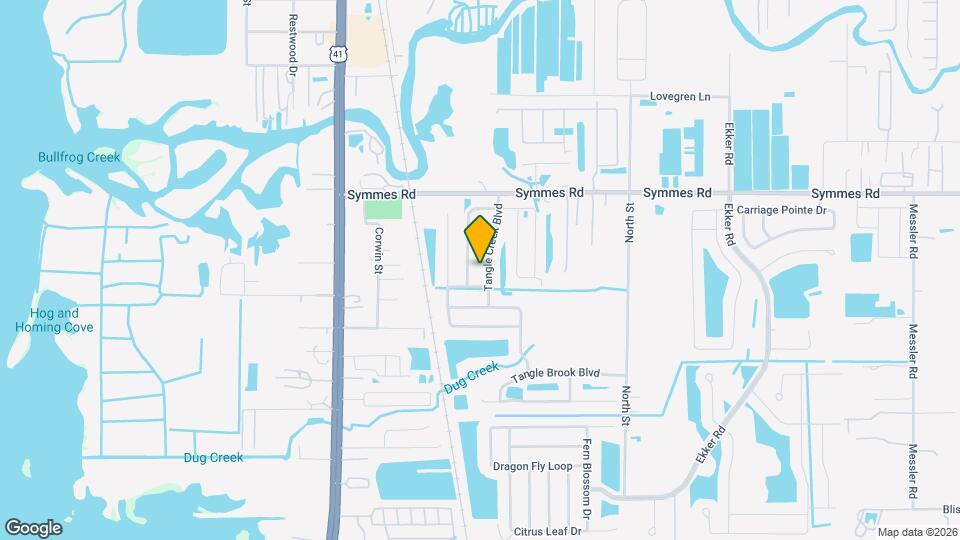 11543 Tangle Creek Blvd Map and Location Details