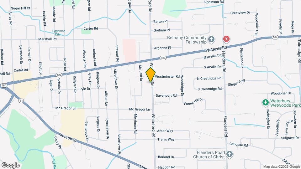 5537 Whiteford Rd Map and Location Details