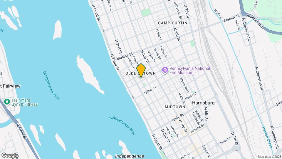 1901 Penn St, Unit 1901 Penn Map and Location Details