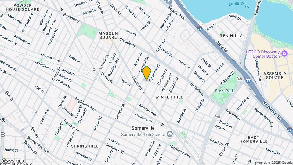 112 Sycamore St Mapa y Detalles de la Ubicación