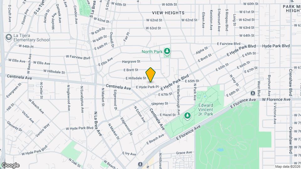 559 E Hyde Park Pl Map and Location Details