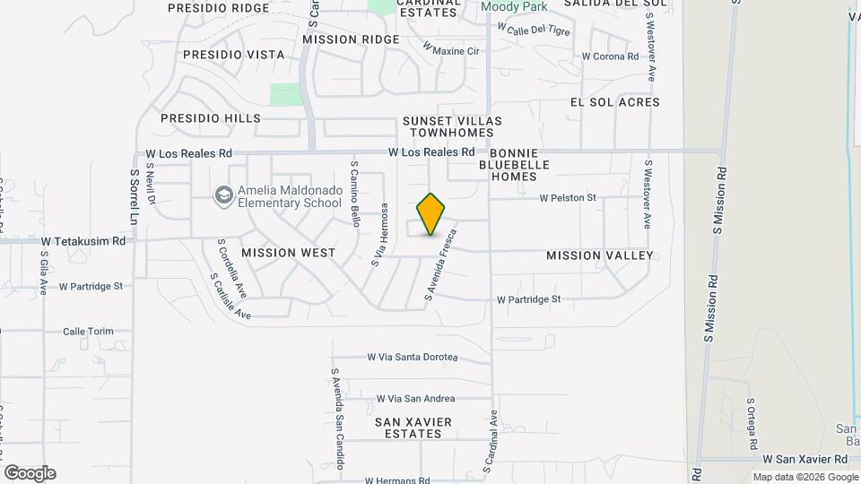 3039 W Calle Levante Map and Location Details