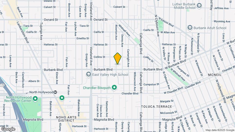 5614 Riverton Ave Map and Location Details