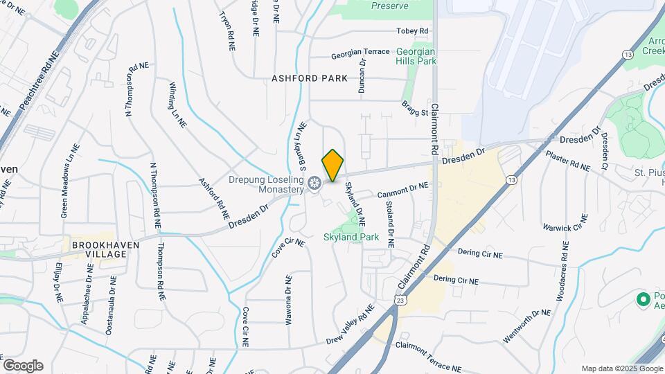 1807 Dresden Dr NE Map and Location Details