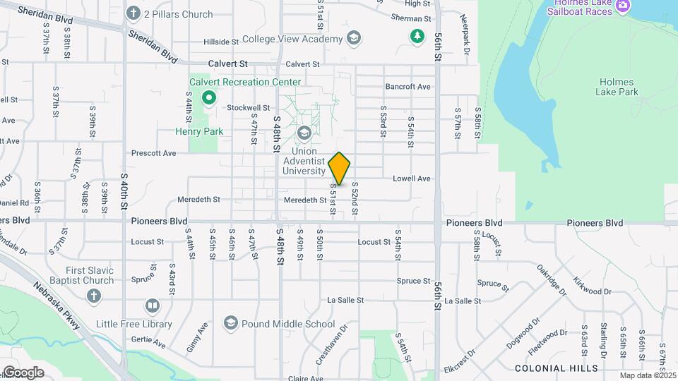 4126 S 51st St Map and Location Details