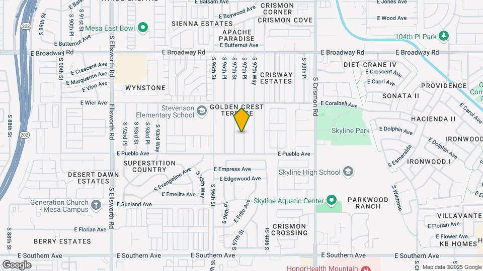720 S 97th Pl Map and Location Details