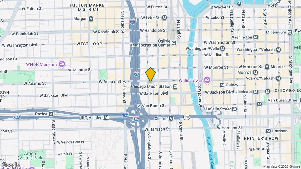 207 S Desplaines St Map and Location Details