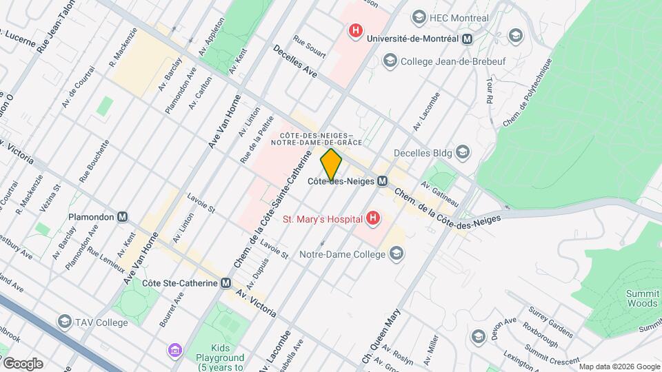 3805 Saint-Kevin Av Map and Location Details