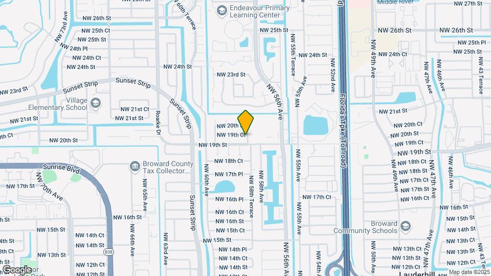 5860 NW 19th Ct Mapa y Detalles de la Ubicación
