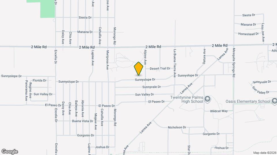 72256 Sunnyslope Dr Map and Location Details