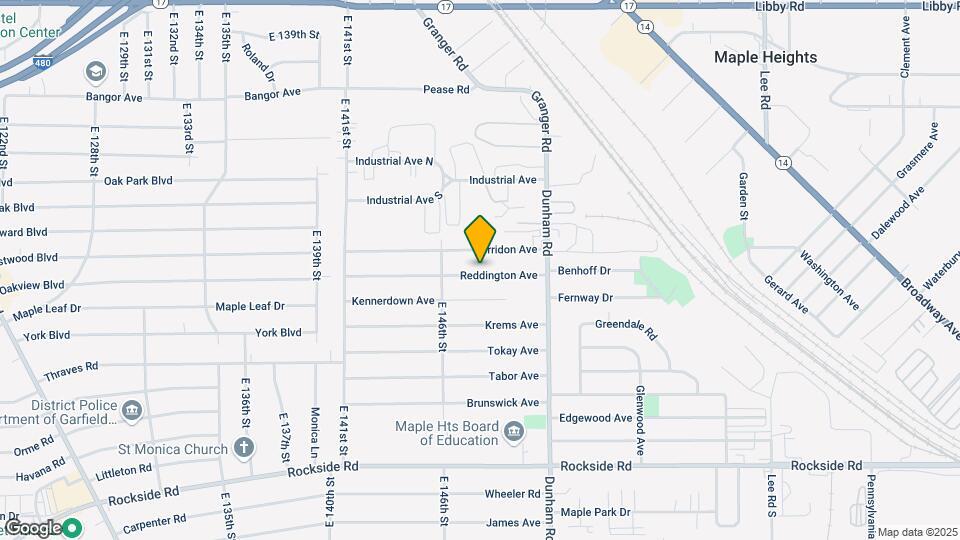 14801 Reddington Ave Map and Location Details