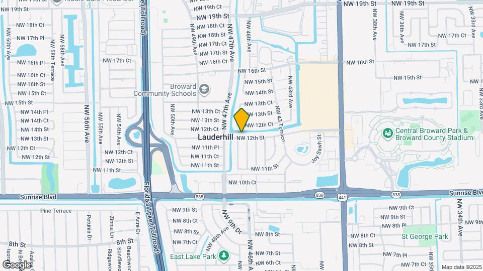 4551 NW 12th St Map and Location Details