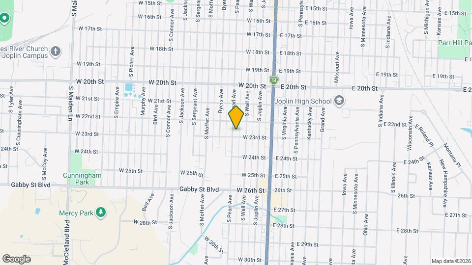 2211 S Pearl Ave Map and Location Details