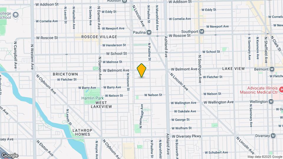 1727 W Fletcher Ave Map and Location Details