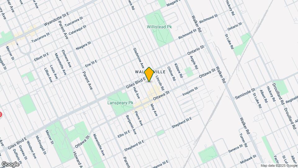1235 Gladstone Ave Map and Location Details