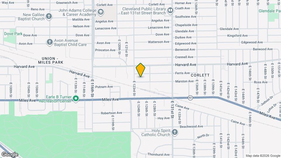 12405 Marston Ave Map and Location Details