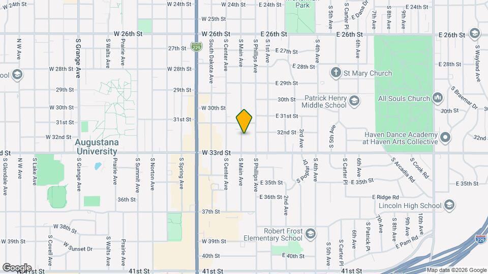 Cozy 2 Bedroom 1 Bathroom Home Map and Location Details