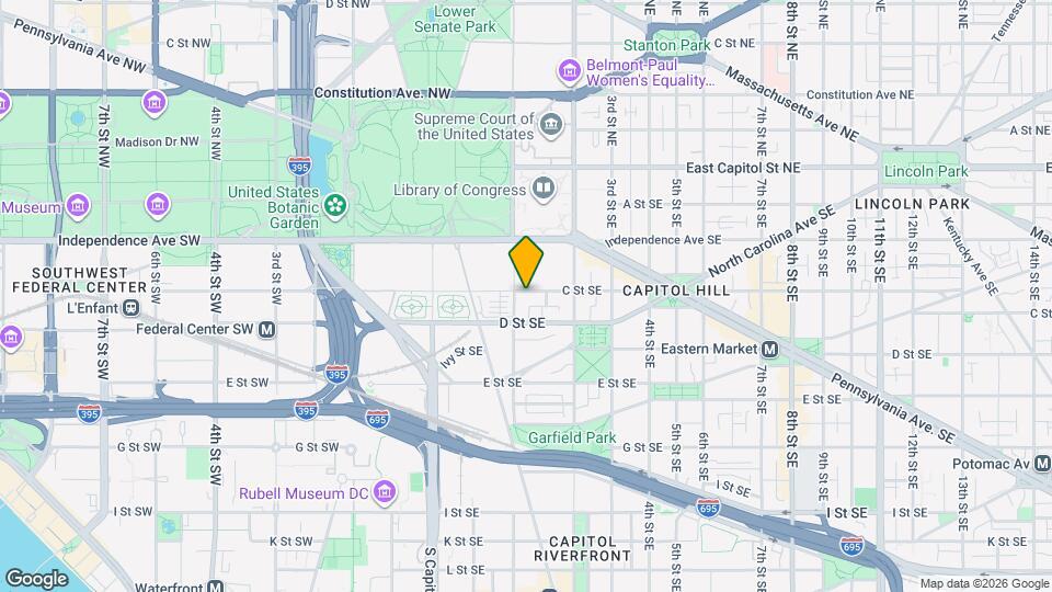 109 C St SE Map and Location Details